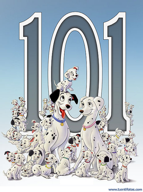 Animales de 101 Dalmatas