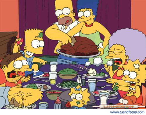 Dibujos de Comida Familia Simpson