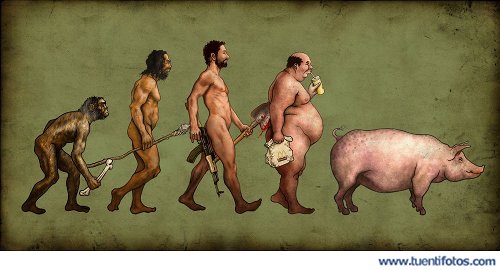 Personas de Evolución Al Cerdo