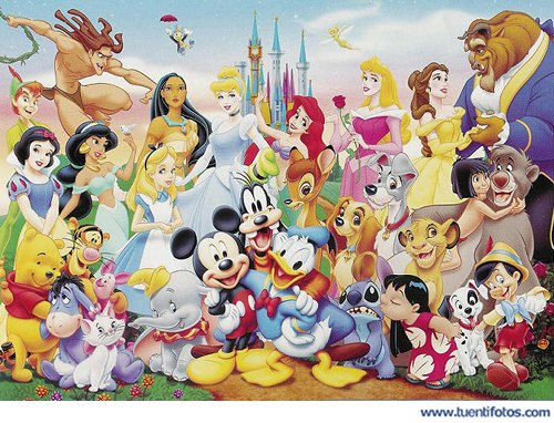 Dibujos de Familia Disney
