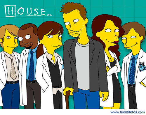 Series de House En Los Simpson