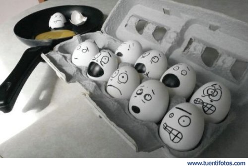 Objetos de Los Huevos Tienen Miedo