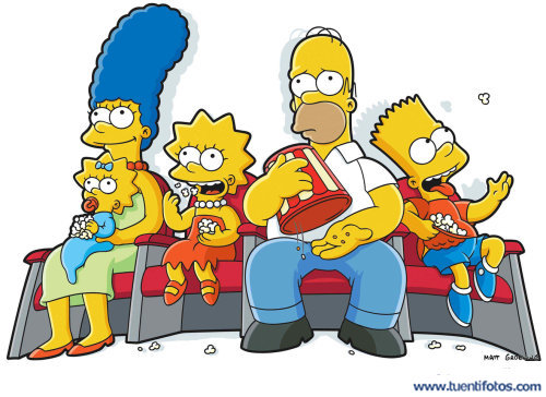 Series de Los Simpson En El Cine
