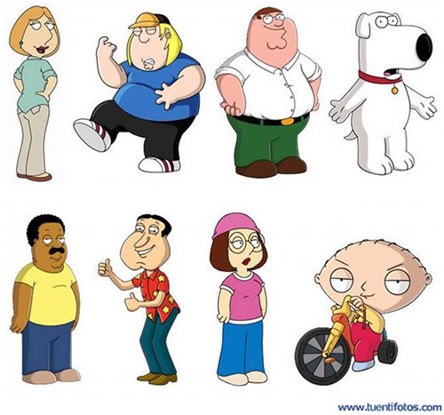 Dibujos de Personajes Family Guy