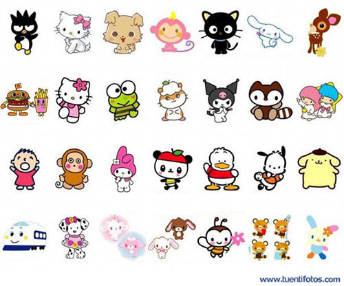 Dibujos de Personas Hello Kitty