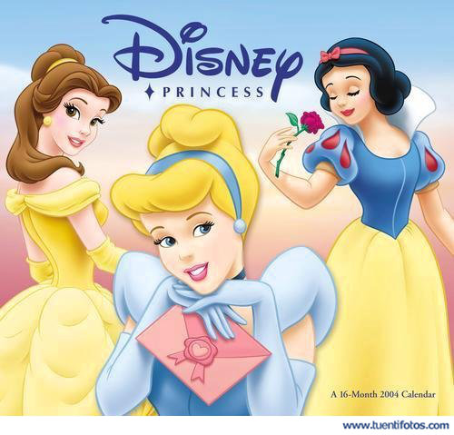 Dibujos de Tres Princesas Disney