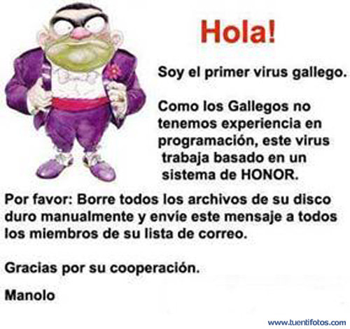 Bromas de Virus Gallego