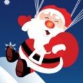 Miniatura de Papa Noel Paracaidista